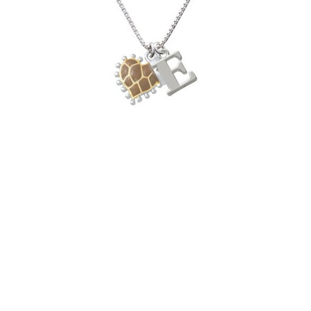 Capital Initial Necklace Delight Jewelry Antiqued Giraffe